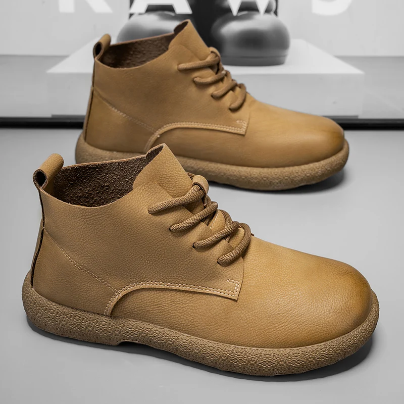 Men Ankle Boots Brown Short Bo - огляд і ціна Men'S Fashion For 30 Year Olds