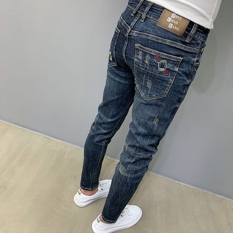 Harajuku Fashion Autumn New Bl - огляд і ціна Men'S Fashion Nova Jeans