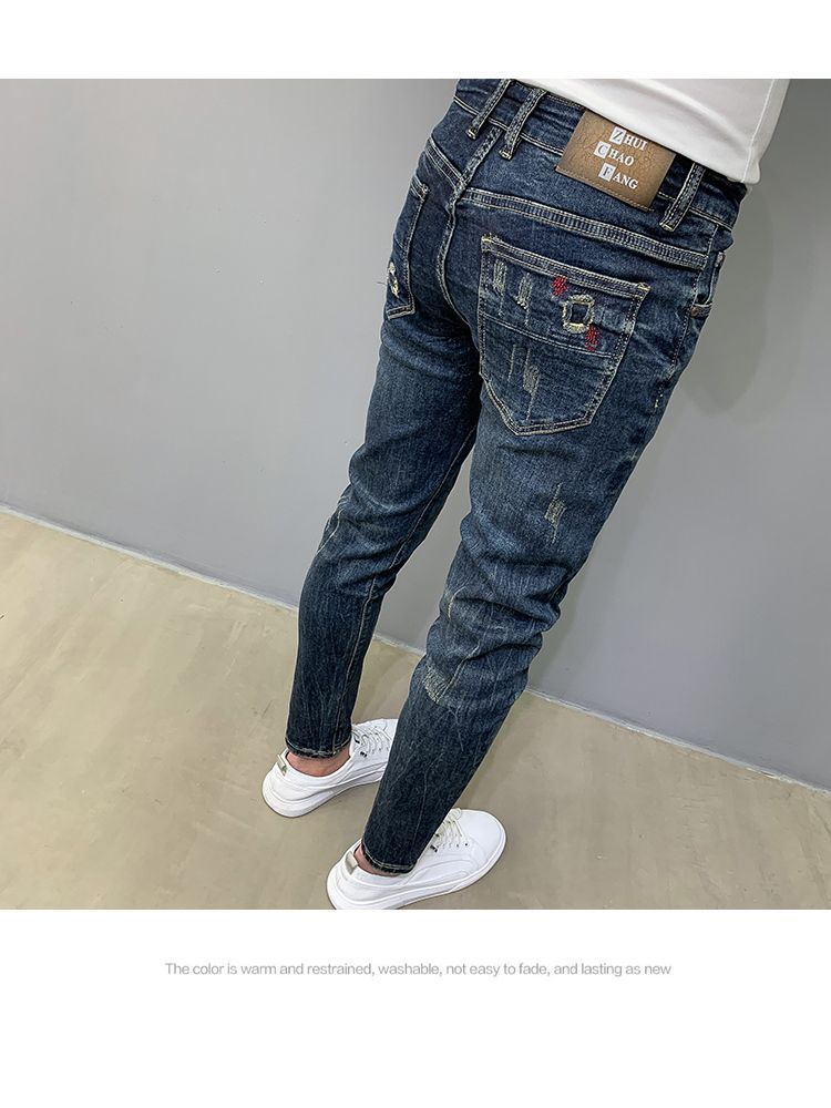 Harajuku Fashion Autumn New Bl - огляд і ціна Men'S Fashion Nova Jeans