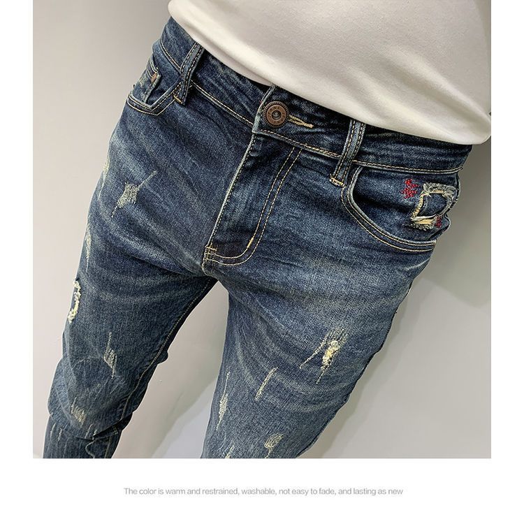 Harajuku Fashion Autumn New Bl - огляд і ціна Men'S Fashion Nova Jeans