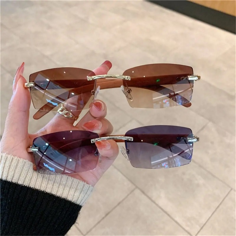 Trendy Punk Sunglasses Rimless - огляд і ціна Men'S Fashion Rimless Glasses