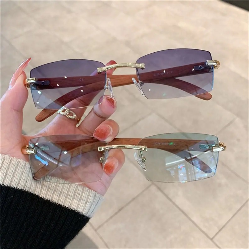 Trendy Punk Sunglasses Rimless - огляд і ціна Men'S Fashion Rimless Glasses