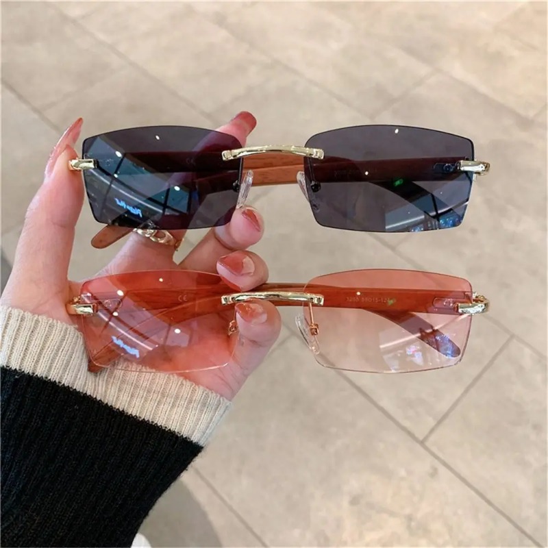 Trendy Punk Sunglasses Rimless - огляд і ціна Men'S Fashion Rimless Glasses