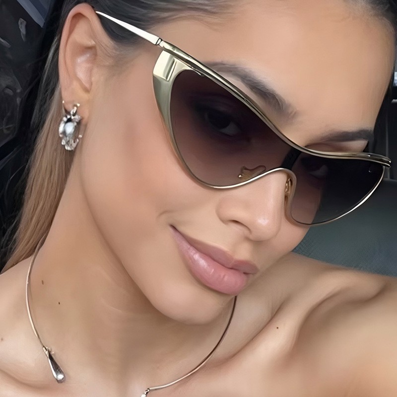 Rimless Y2K Style Sunglasses R - огляд і ціна Men'S Fashion Rimless Glasses
