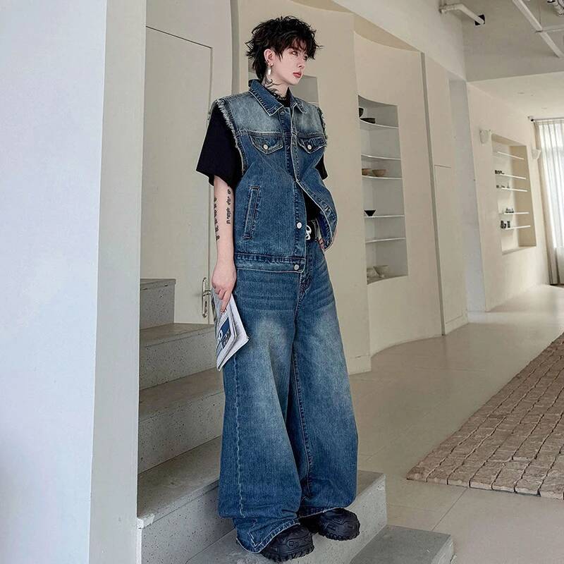 LUZHEN 2026 Summer Denim Two-p - огляд і ціна Men'S Fashion For Summer 2026