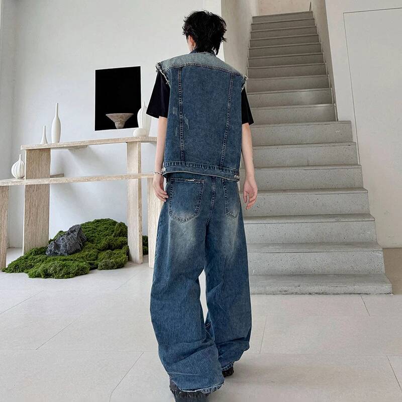 LUZHEN 2026 Summer Denim Two-p - огляд і ціна Men'S Fashion For Summer 2026