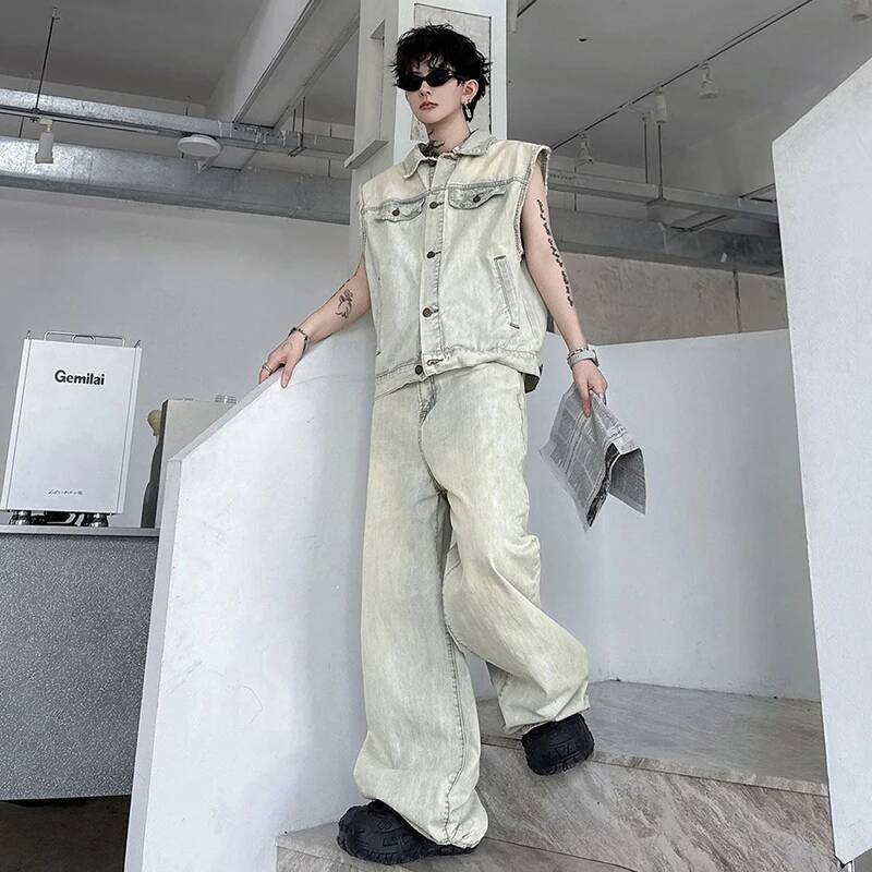 LUZHEN 2026 Summer Denim Two-p - огляд і ціна Men'S Fashion For Summer 2026