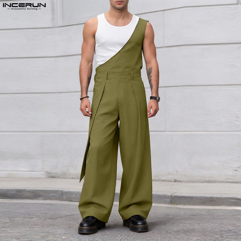 INCERUN Men's Jumpsuits Pants  - огляд і ціна Men'S Fashion Overalls