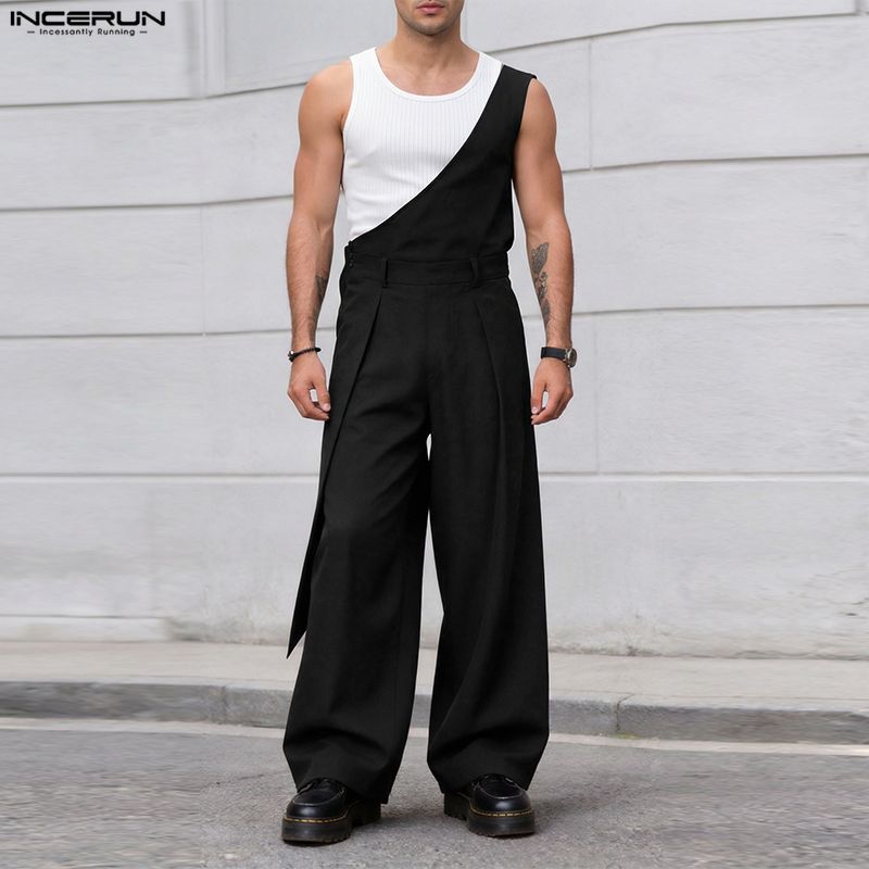 INCERUN Men's Jumpsuits Pants  - огляд і ціна Men'S Fashion Overalls