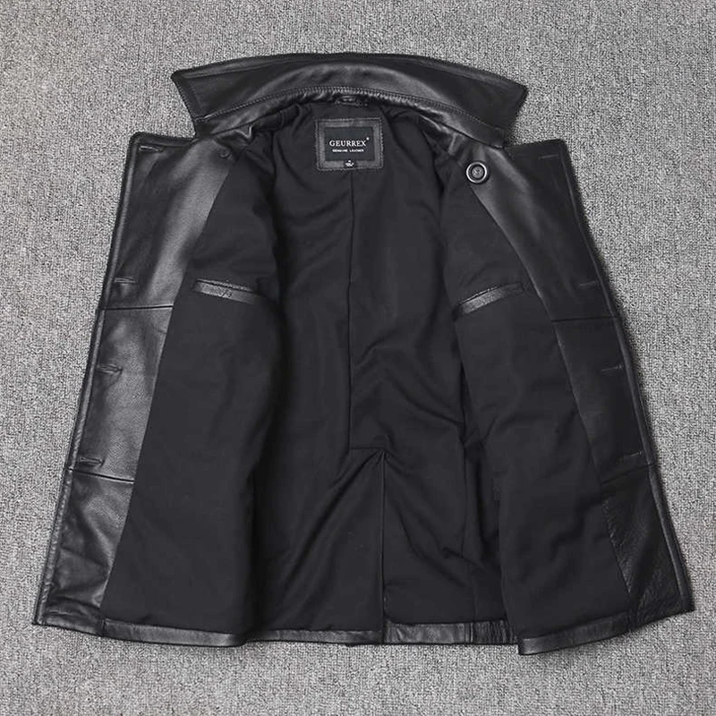 Genuine Leather Jacket Men's T - огляд і ціна Men'S Fashion Leather Jacket