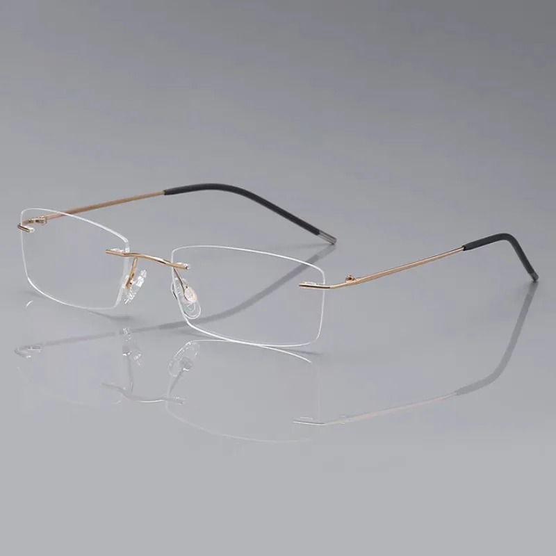 2026 New Rimless Reading Eyegl - огляд і ціна Men'S Fashion Rimless Glasses