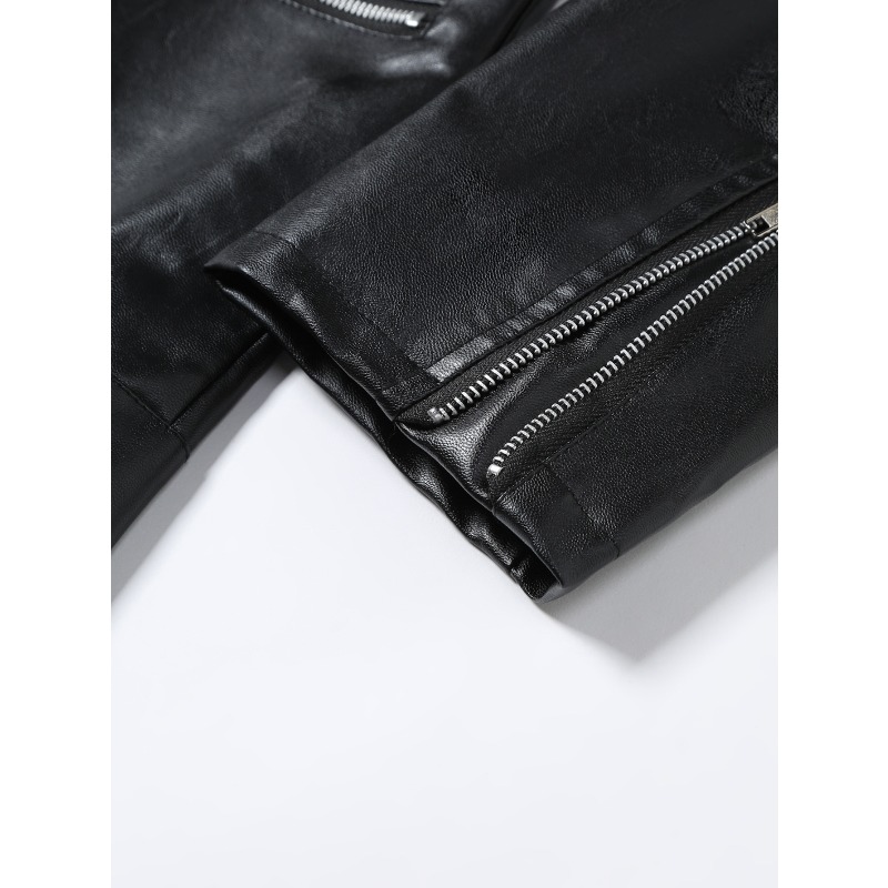 New Men's Leather Jacket Fashi - огляд і ціна Men'S Fashion Leather Jacket