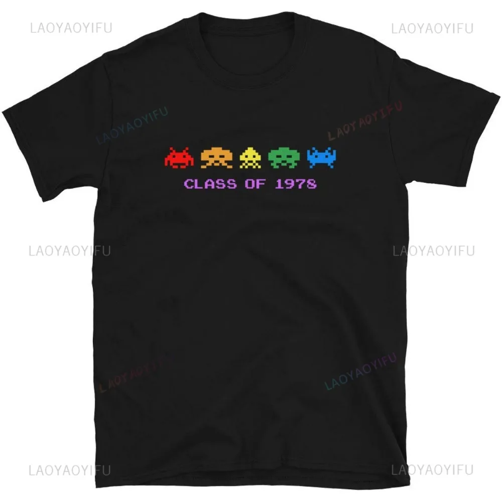 80s 70s Arcade Galaga Video Ga - огляд і ціна Men'S Fashion 70S