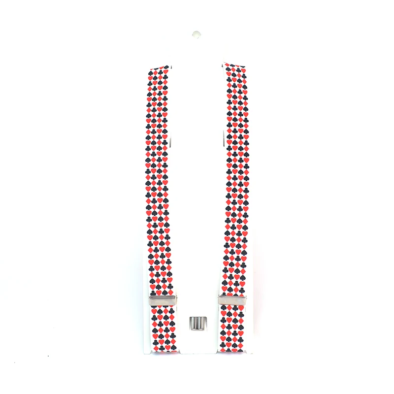 Unisex Playing Card Poker Desi - огляд і ціна Suspenders Clip Men