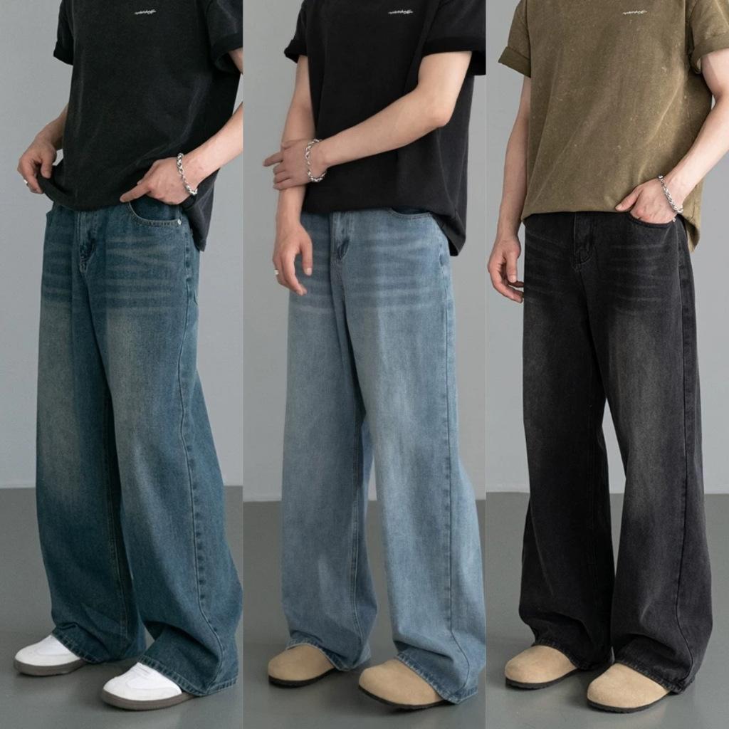 Spring Autumn Men's New Denim  - огляд і ціна Men'S Fashion Nova Jeans