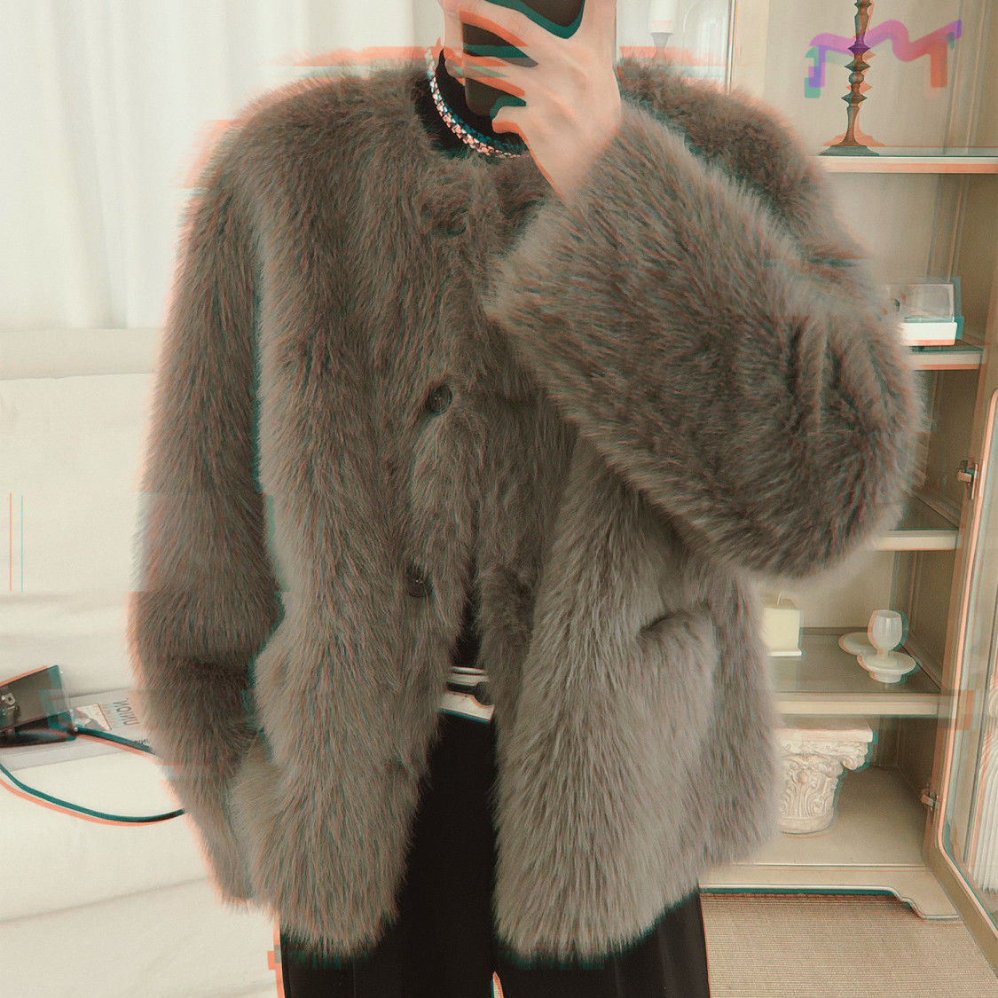 Korean Men's Imitation Fur Coa - огляд і ціна Men'S Fashion Light Jacket