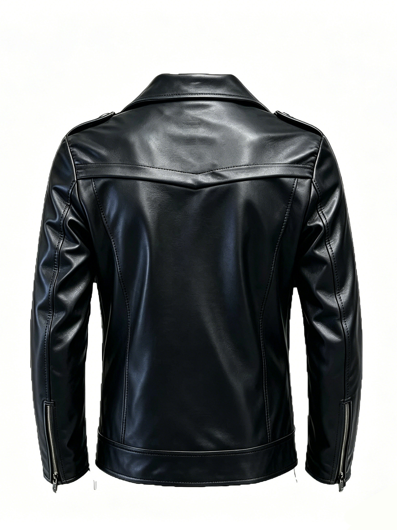 Casual Men's Jacket Zipper Sli - огляд і ціна Men'S Fashion Leather Jacket