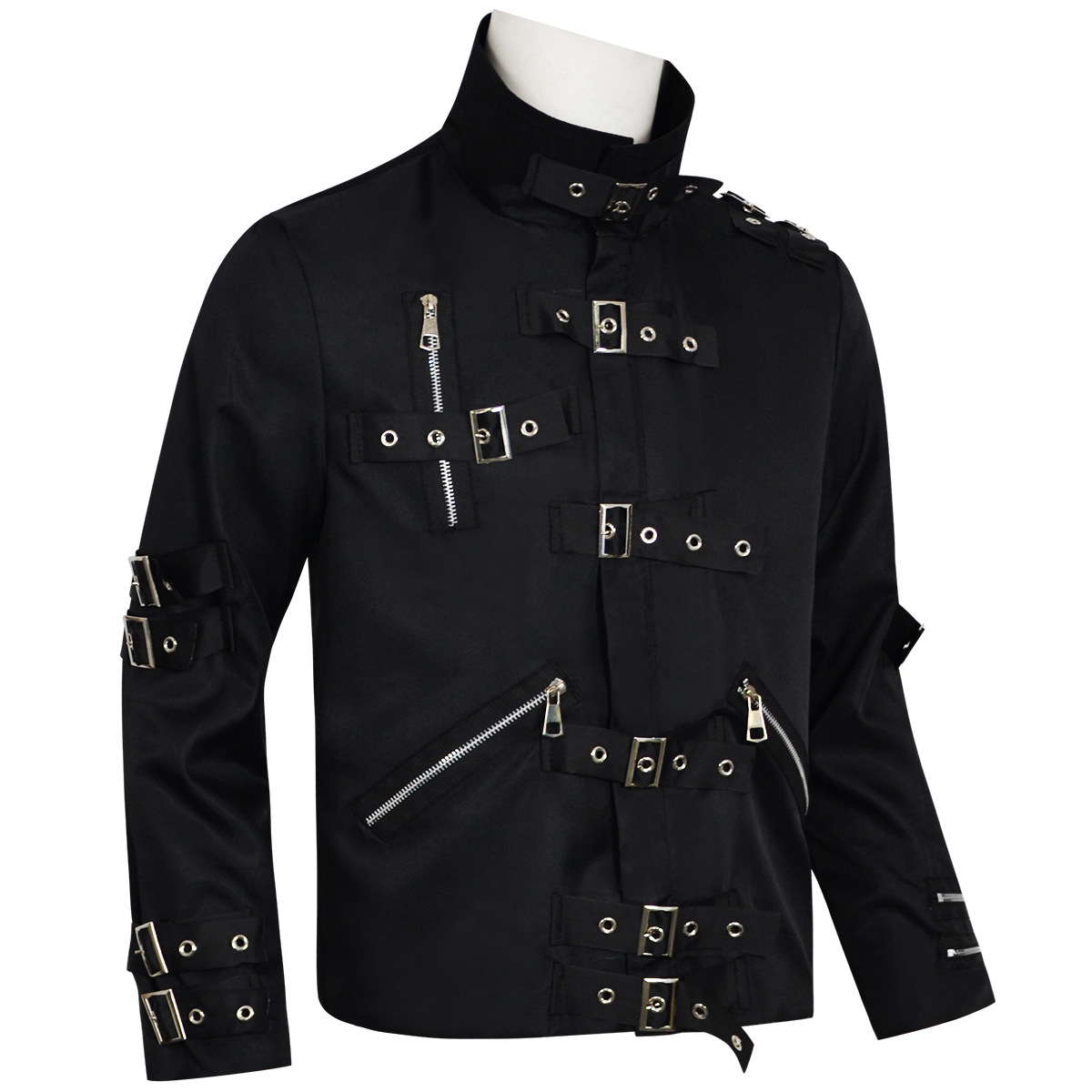 Punk Heavy Metal V8 Leather Ja - огляд і ціна Men'S Fashion Leather Jacket