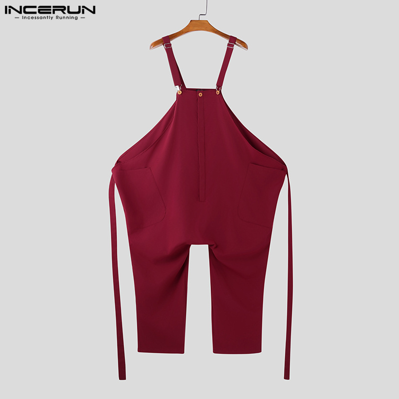 2025 Men Jumpsuits Solid Color - огляд і ціна Men'S Fashion Overalls