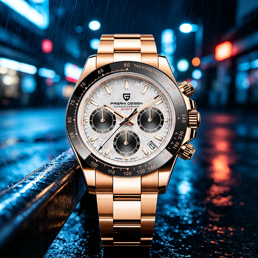 Top Brand PAGANI DESIGN Luxury - огляд і ціна Mens Fashion Watch