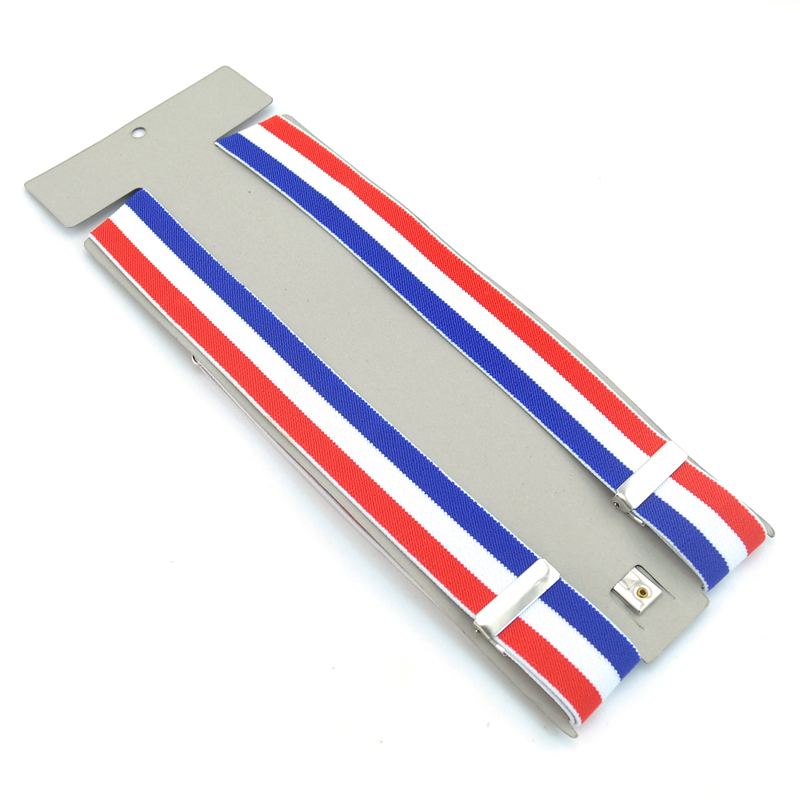 New 3.5cm Wide 6 Stripes Suspe - огляд і ціна Suspenders Clip Men
