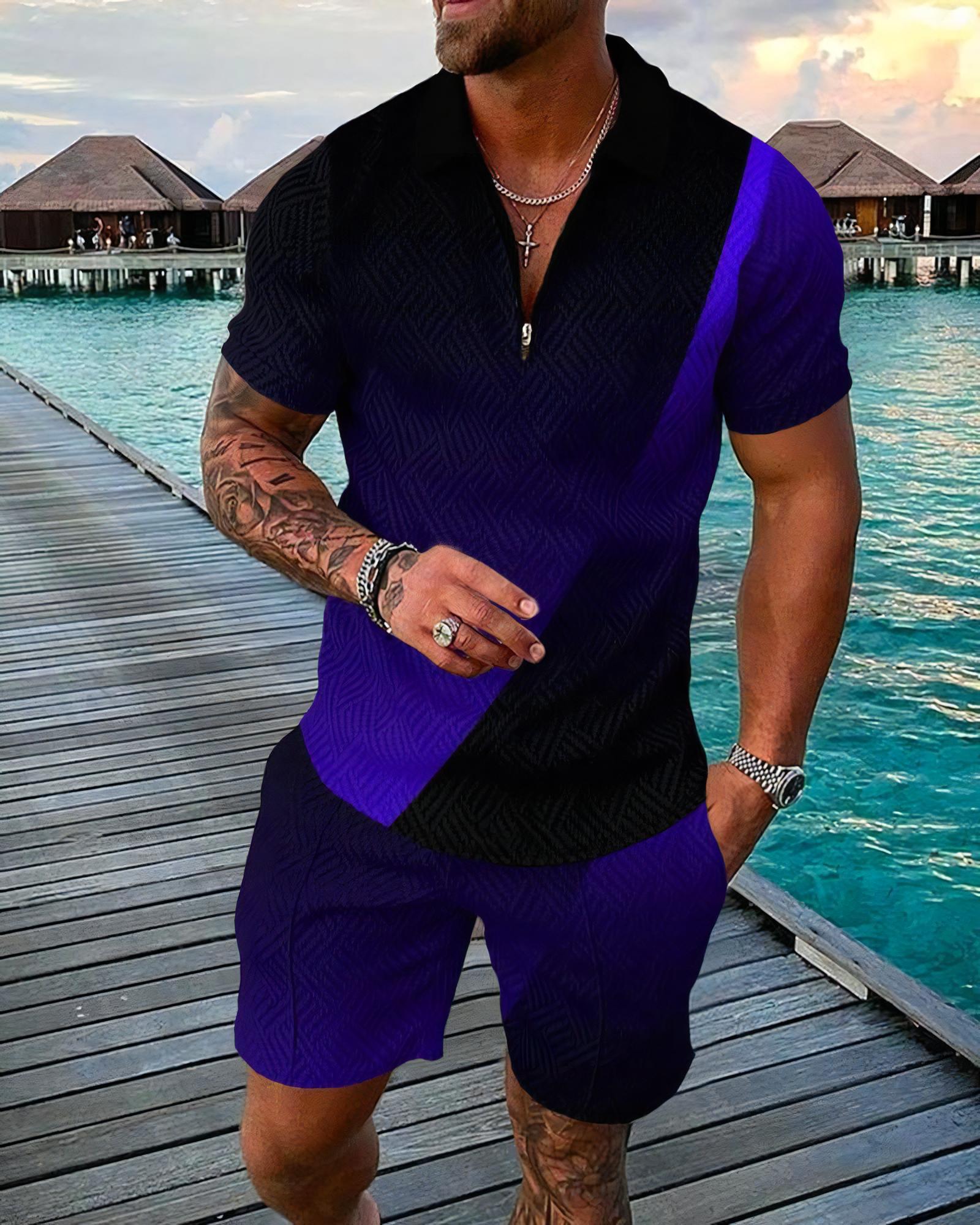 Funny 3D Printed Men's 2 Piece - огляд і ціна Men'S Fashion Polo Shirt