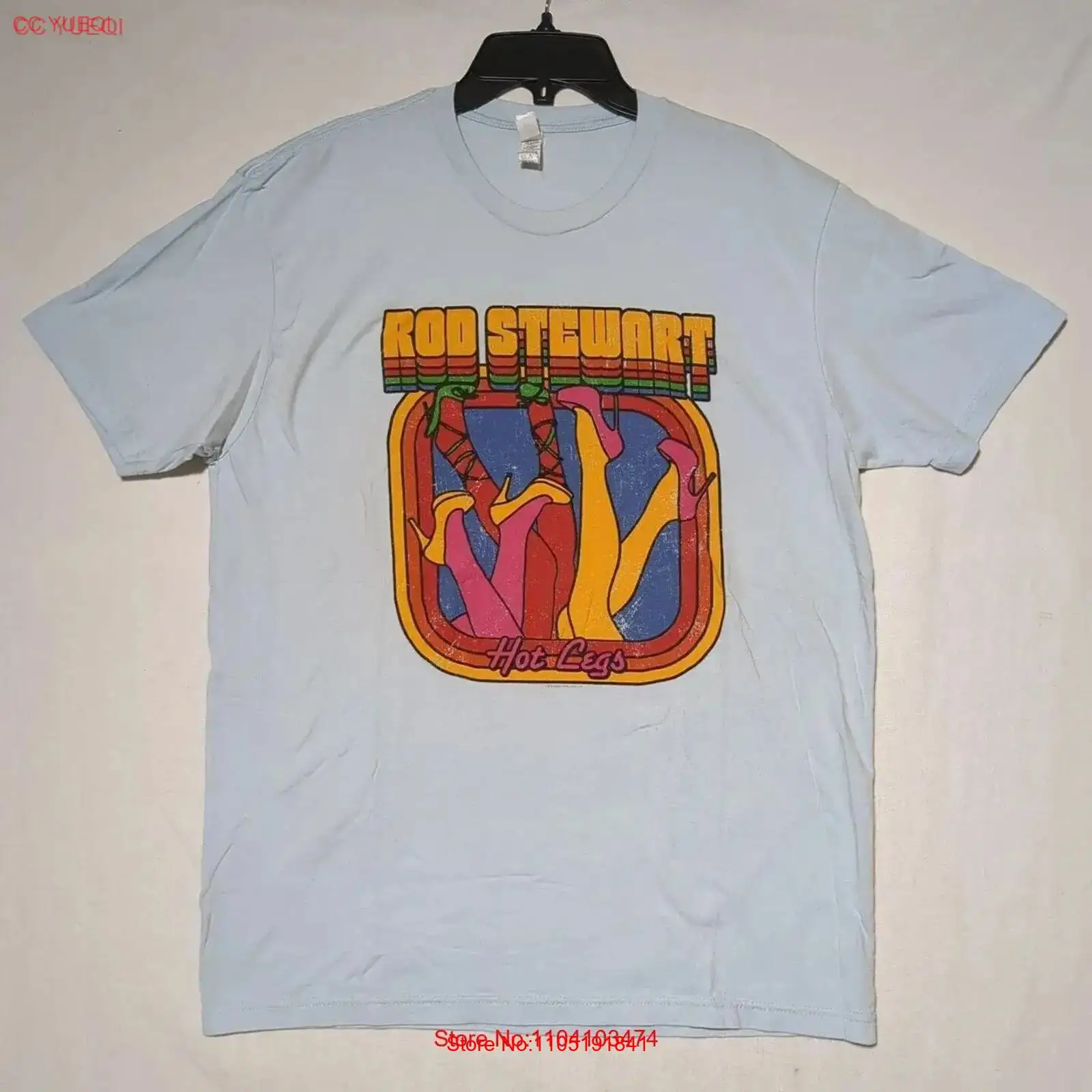 Rod Stewart Hot Legs T Shirt M - огляд і ціна Men'S Fashion 70S