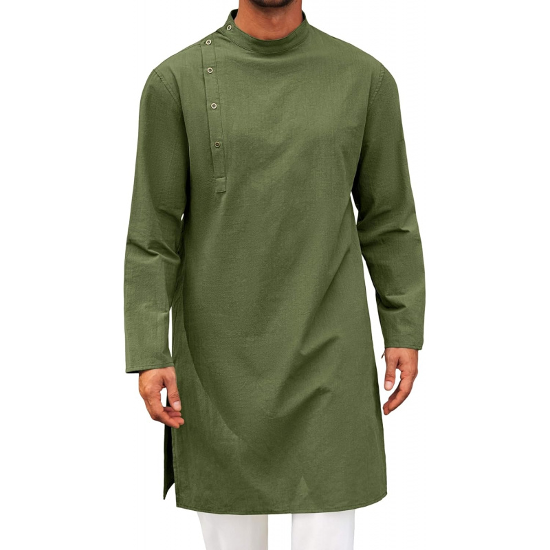 Mens Kaftan Thobe Robe Long Sl - огляд і ціна Men'S Fashion Kurta