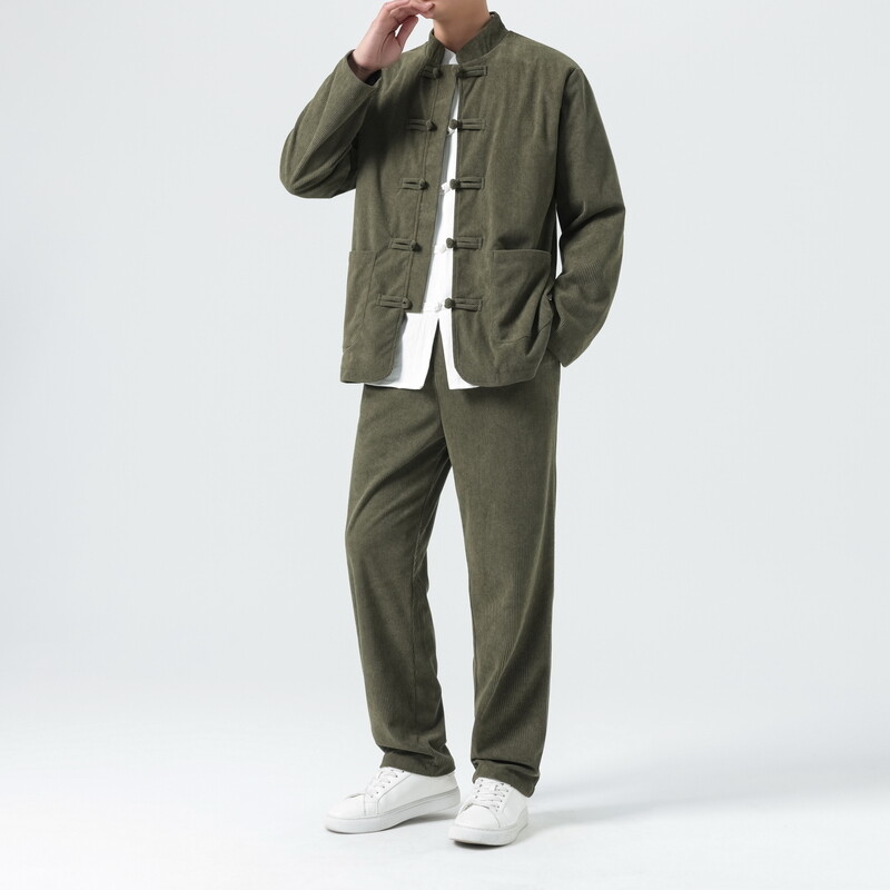 Men Corduroy Sets Men Tang Sui - огляд і ціна Corduroy Jacket Men