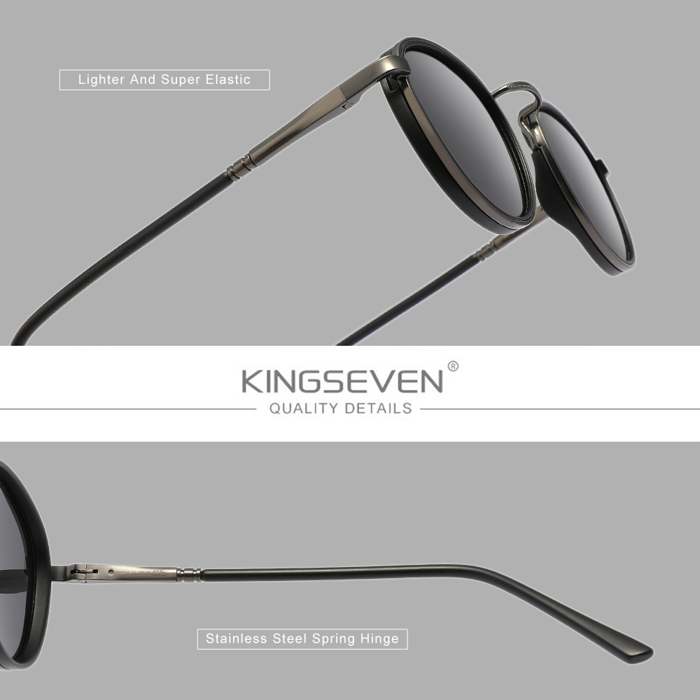 KINGSEVEN Round Frame Sunglass - огляд і ціна Men'S Fashion For 30 Year Olds