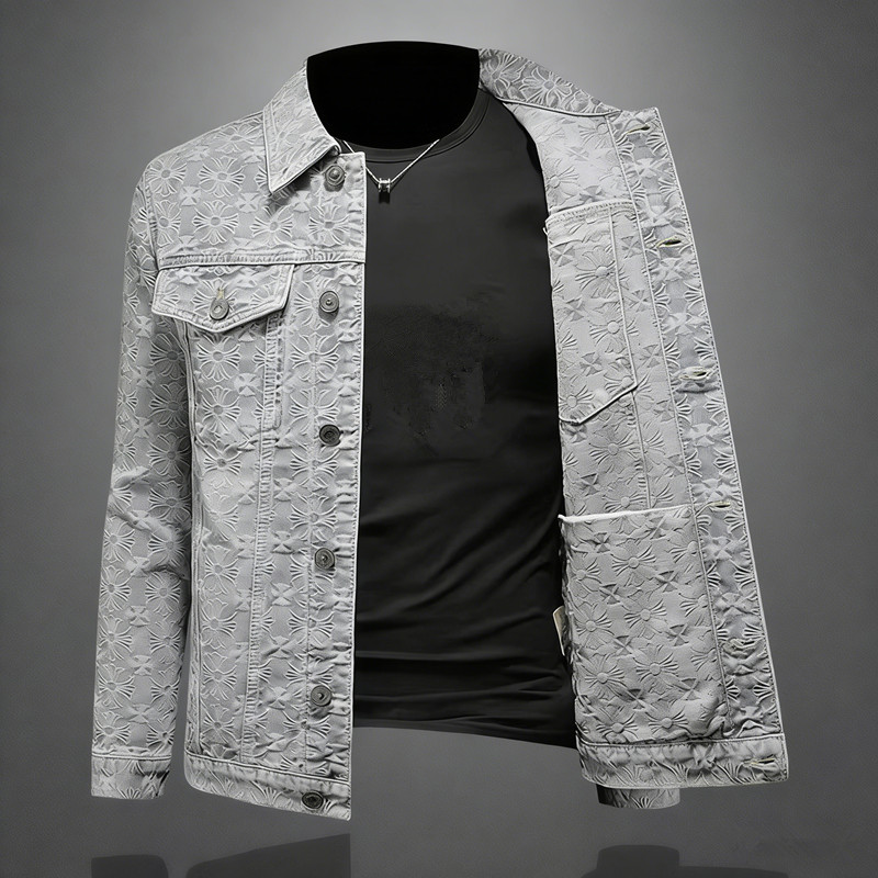 American Style Light Color Den - огляд і ціна Men'S Fashion Light Jacket
