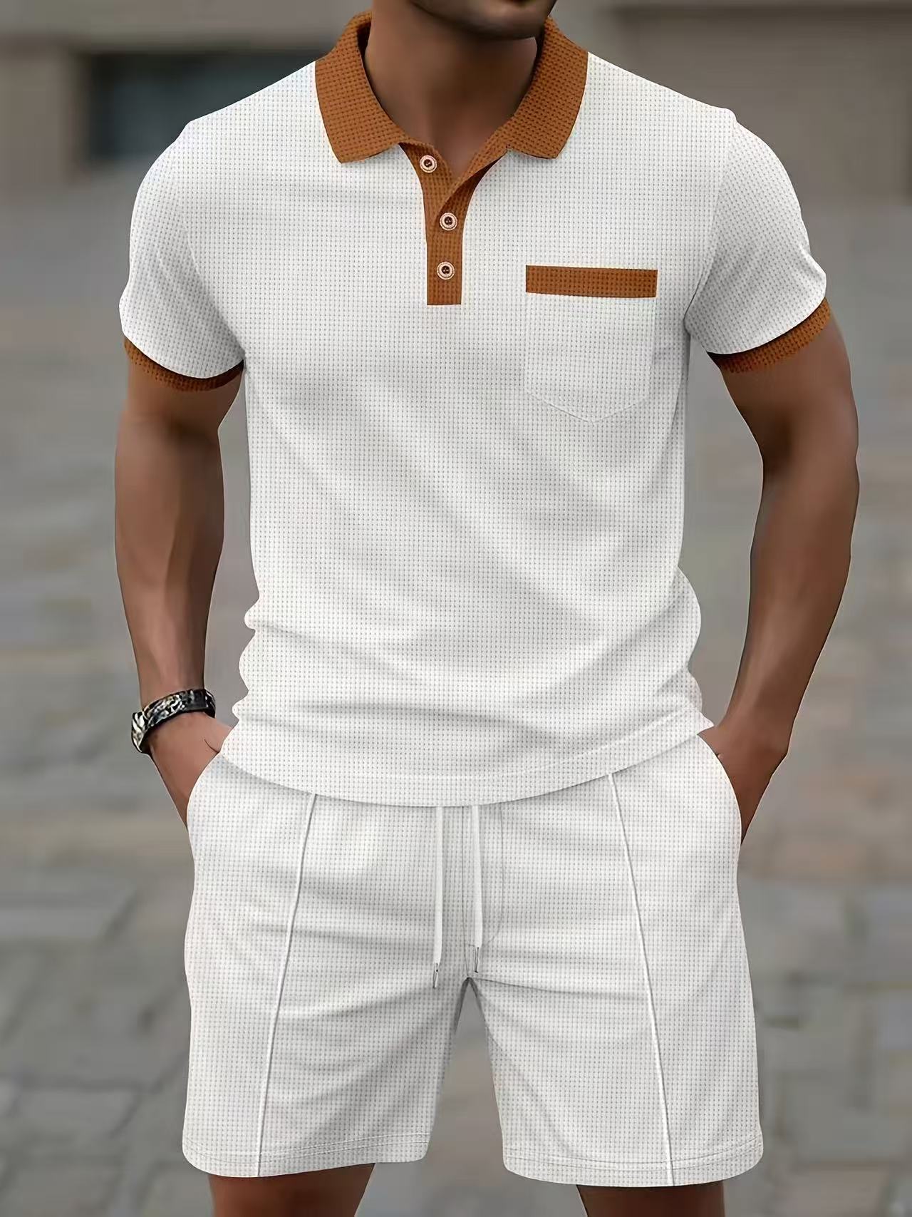Bestselling men's summer short - огляд і ціна Men'S Fashion Polo Shirt