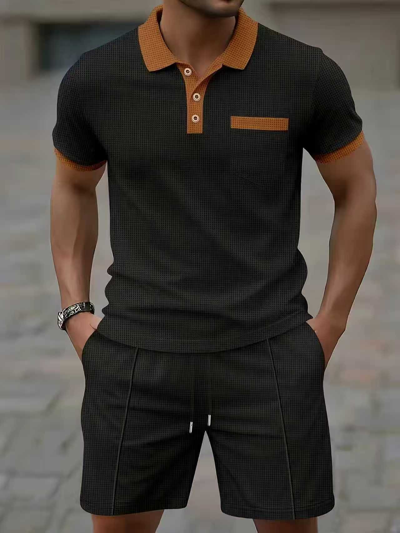 Bestselling men's summer short - огляд і ціна Men'S Fashion Polo Shirt