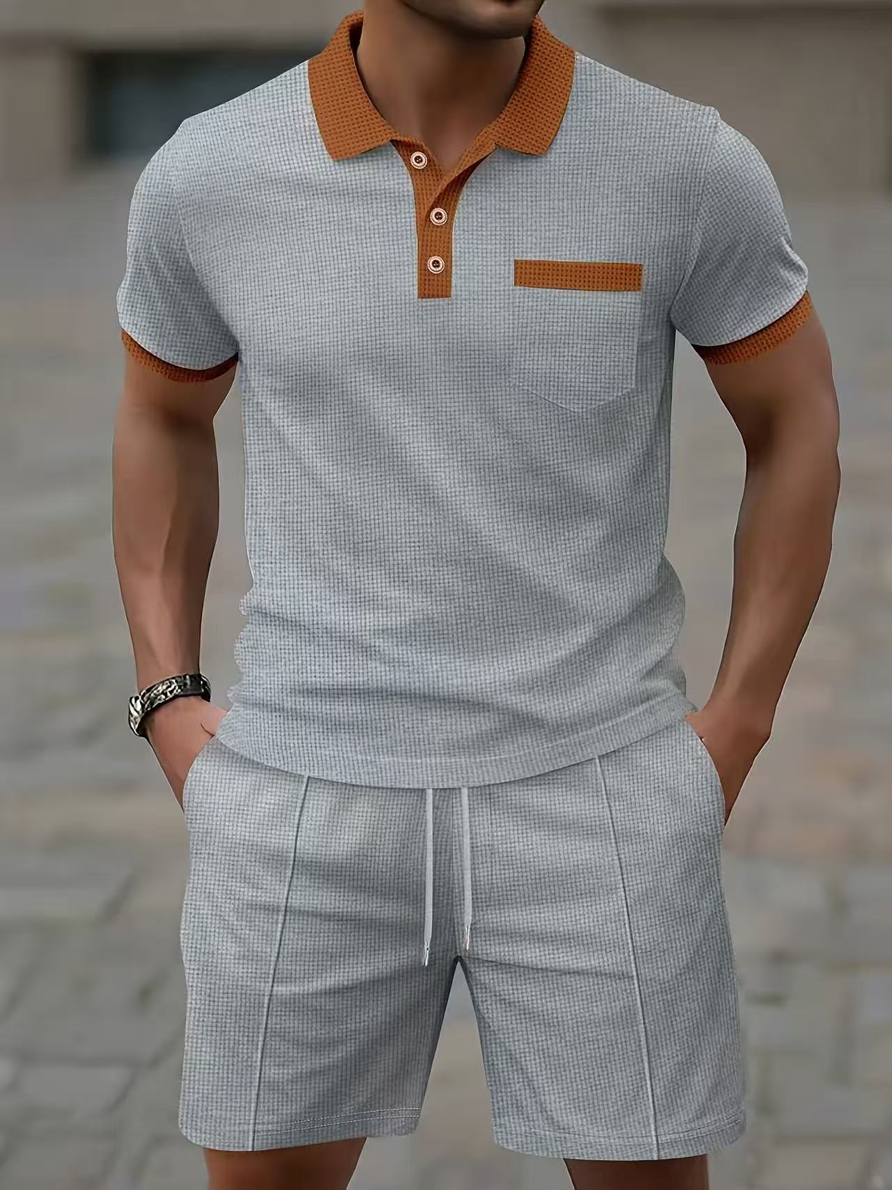 Bestselling men's summer short - огляд і ціна Men'S Fashion Polo Shirt