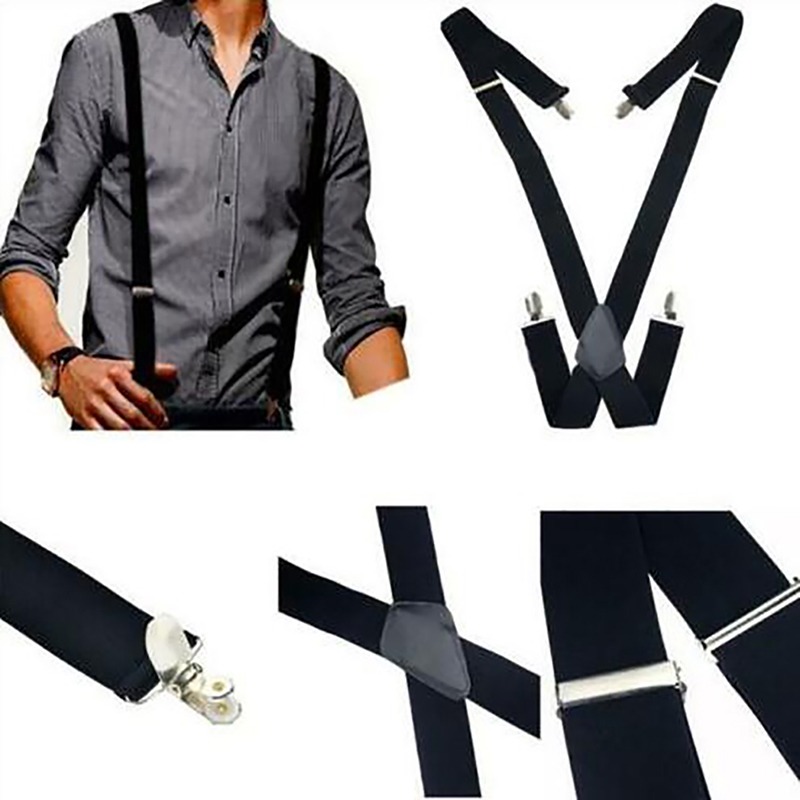 4 Clips 2.5/3.5CM Wide Men Sus - огляд і ціна Suspenders Clip Men