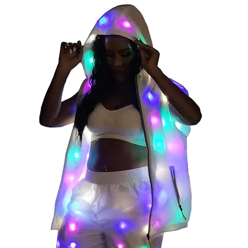 Glowing Vest Jacket Costumes H - огляд і ціна Men'S Fashion Light Jacket