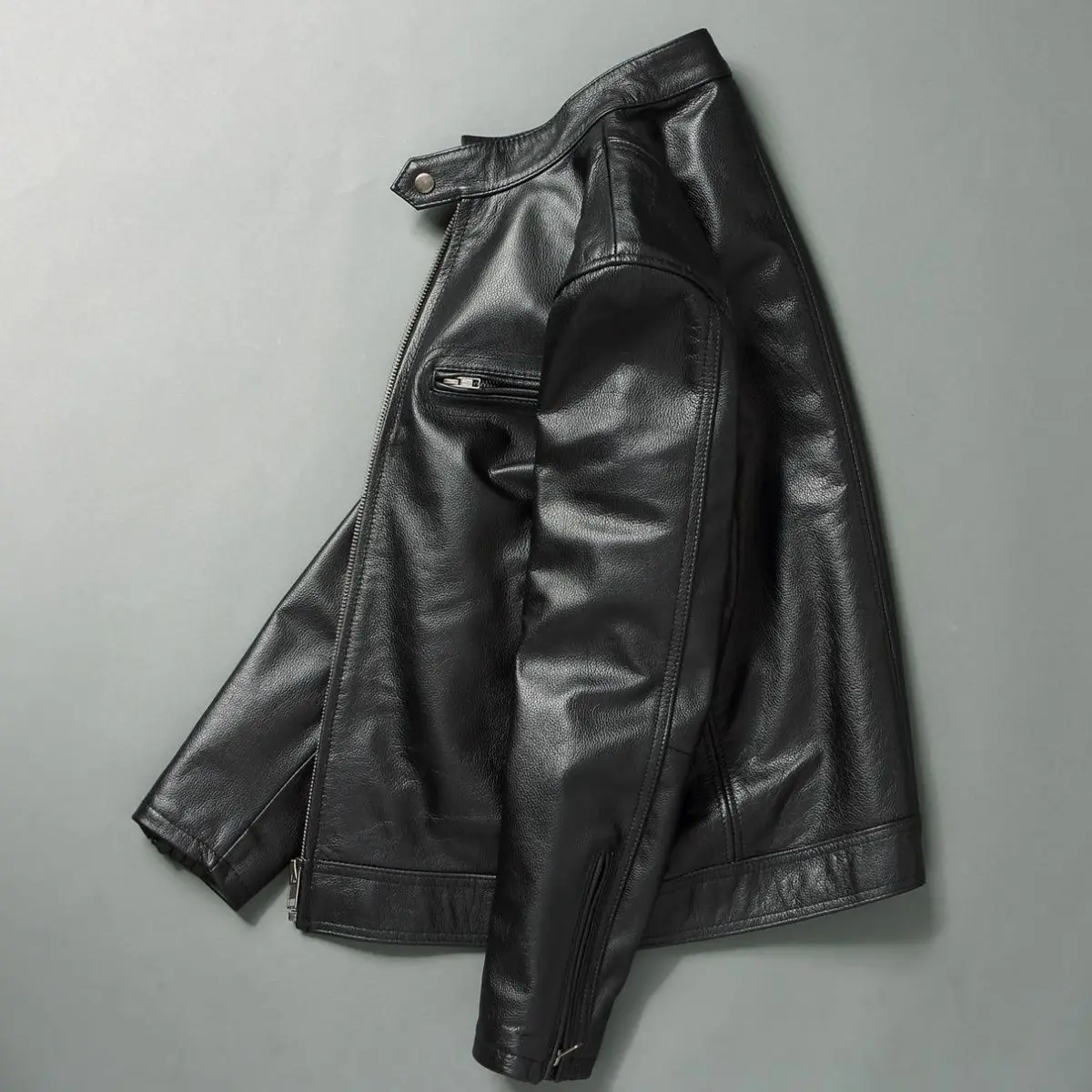 Genuine Leather Jacket Men 100 - огляд і ціна Men'S Fashion Leather Jacket