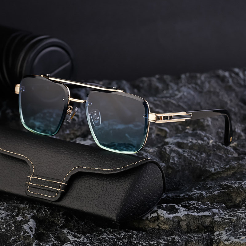 2025 Square Sunglass Men Luxur - огляд і ціна Men'S Fashion Rimless Glasses